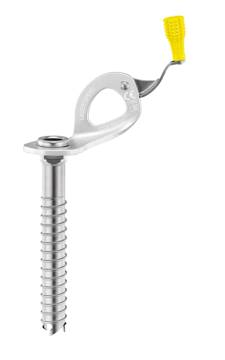 Petzl LASER SPEED Ultra-high-performance Ice Screw With Integrated Crank