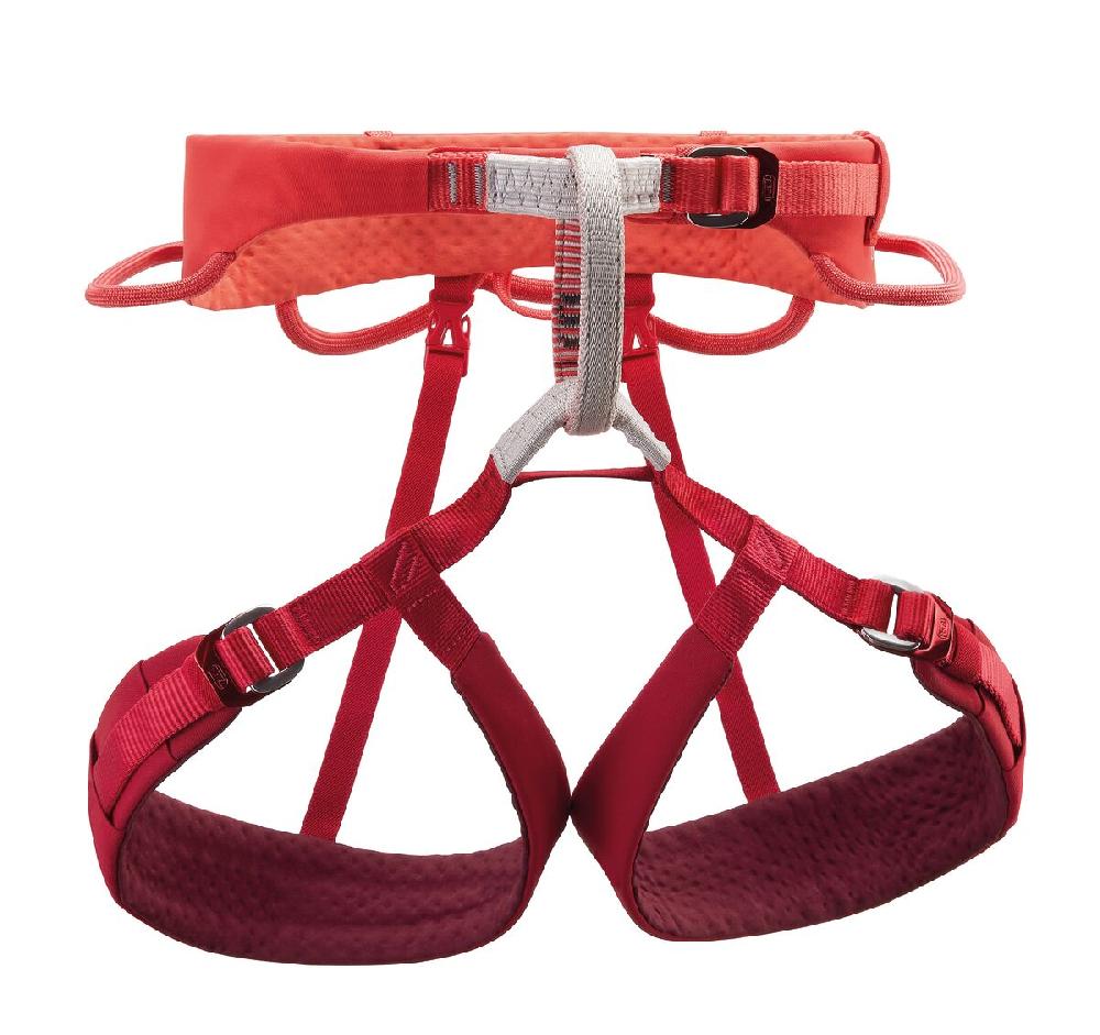 petzl LUNA Comfortable and adjustable women’s harness for single pitch multi-pitch and trad climbing