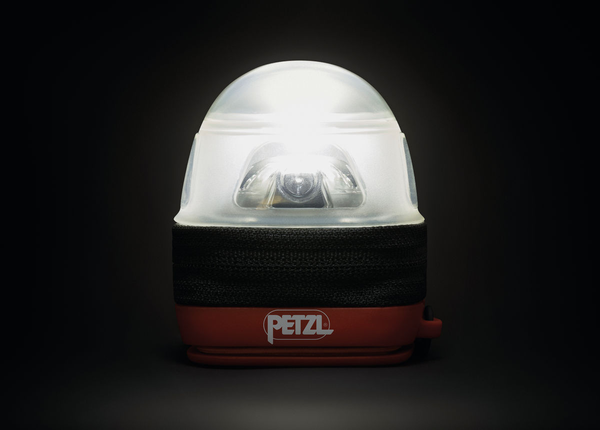 Petzl NOCTILIGHT Protective Carrying Case For Petzl’s Compact Headlamps That Diffuses Light Into Lantern Mode