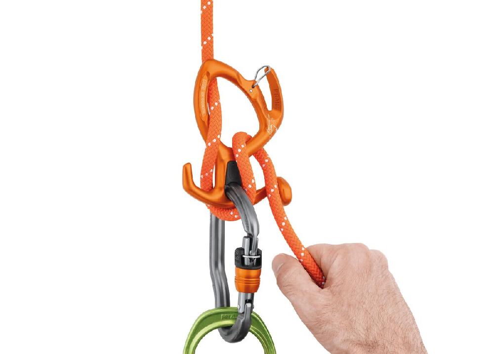 Petzl PIRANA GUIDE Adjustable Friction Descender With Spur And Locking Slot For Canyoning