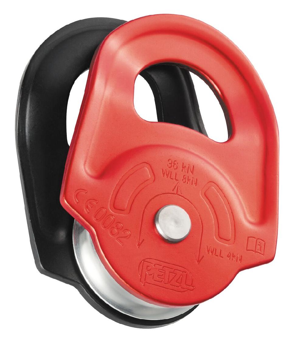 petzl RESCUE High-strength pulley with swinging side plates