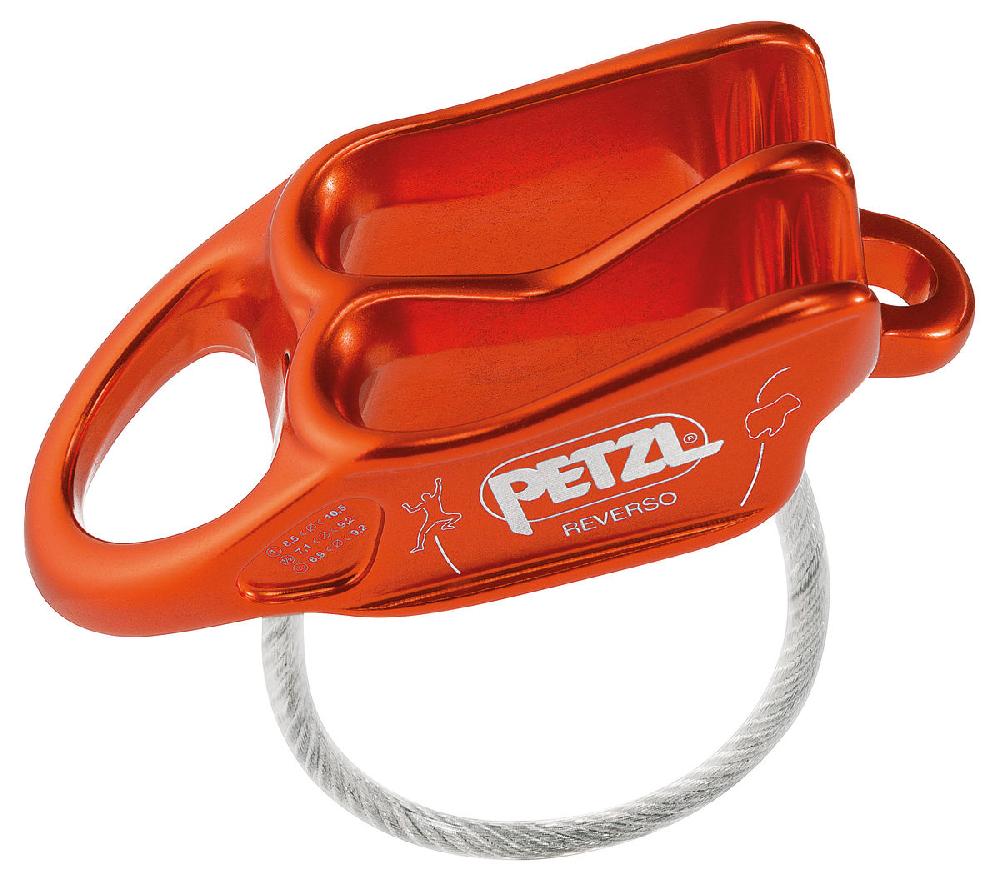Petzl REVERSO® Versatile Lightweight Belay/rappel Device For Use With One Or Two Rope Strands And Ability To Belay A Second Climber From The Anchor