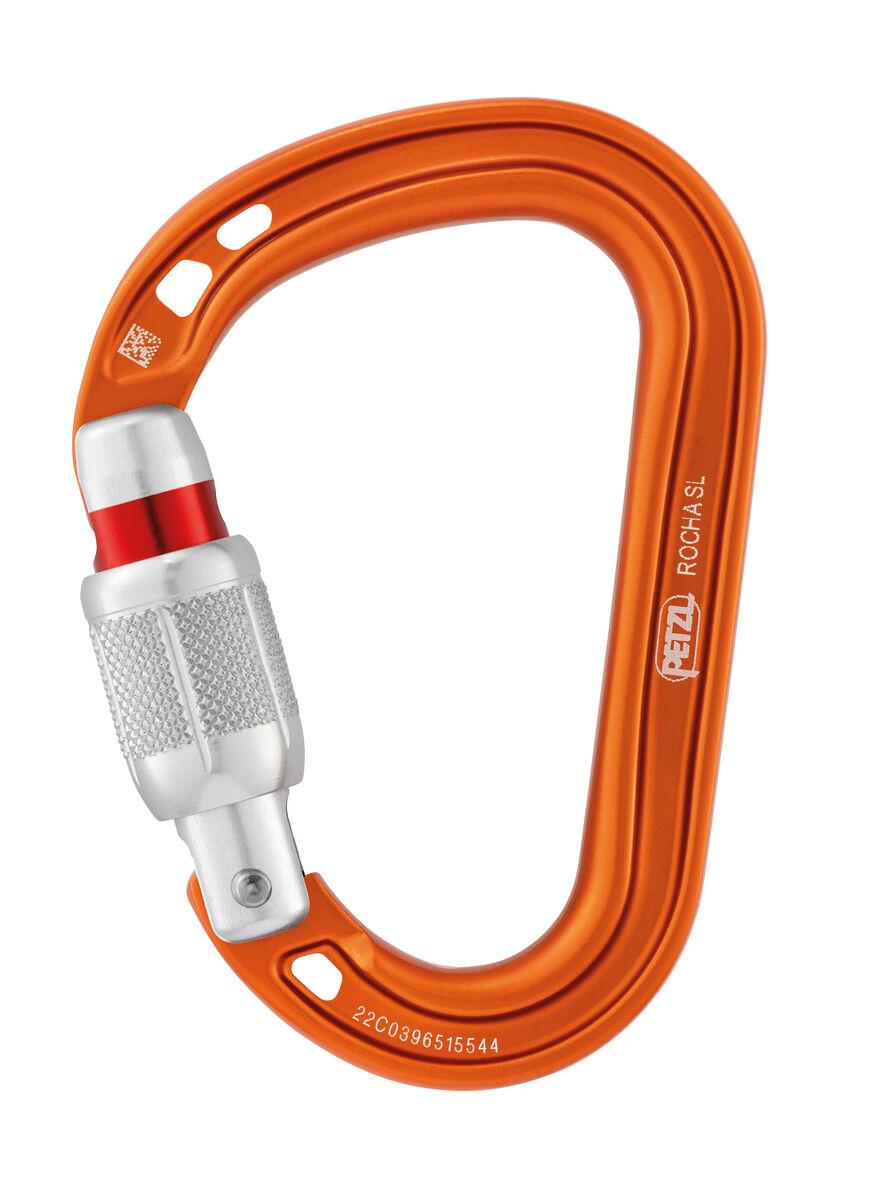 petzl ROCHA Ultra-lightweight ultra-compact pear-shaped screw-lock carabiner