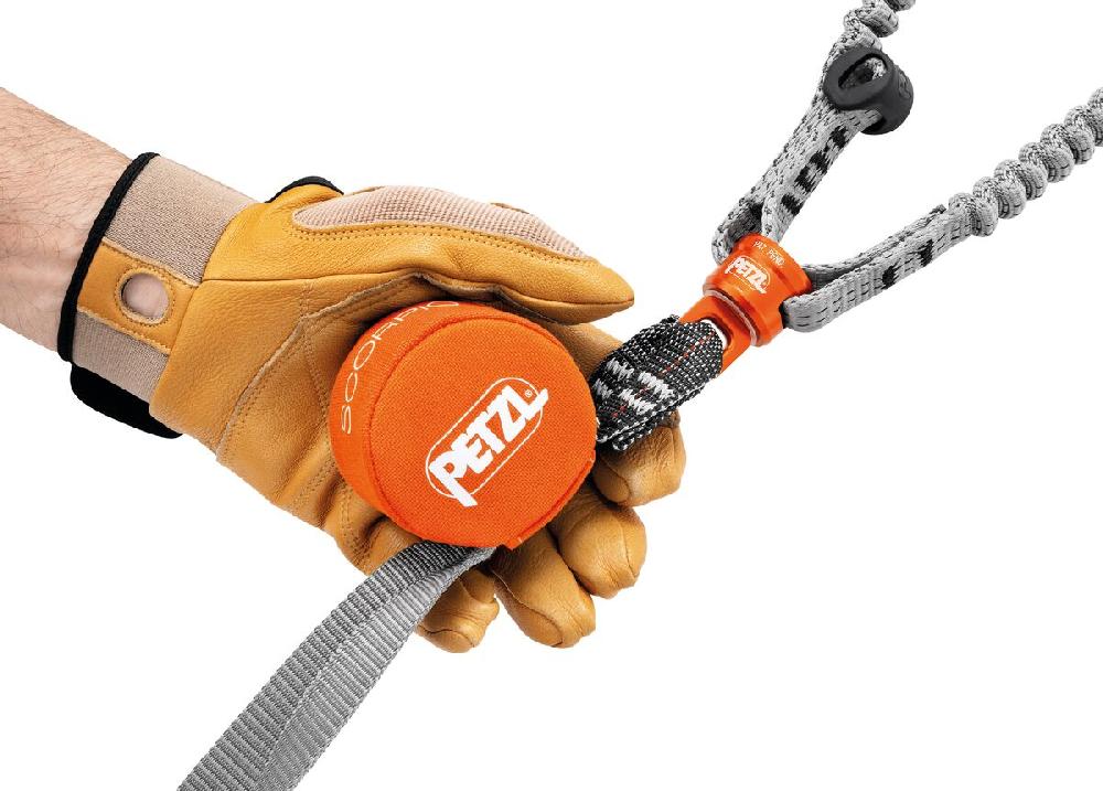 Petzl SCORPIO® EASHOOK SW Via Ferrata Lanyard With EASHOOK Carabiners And Swivel