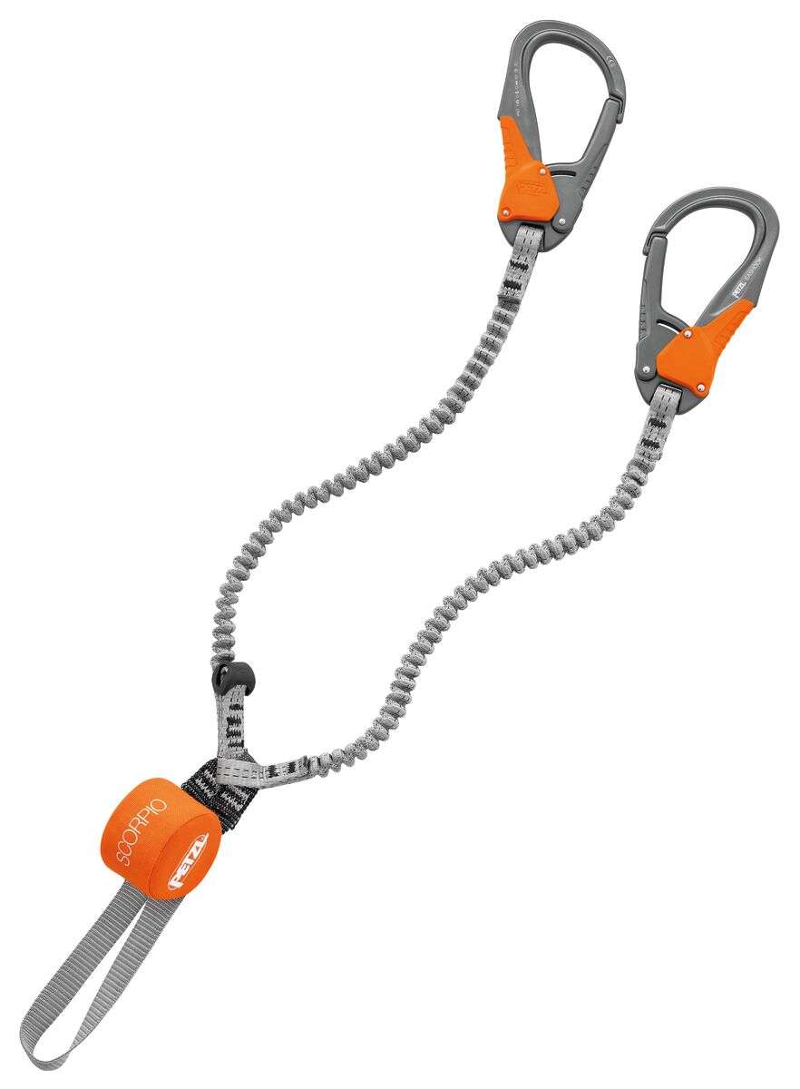 Petzl SCORPIO® EASHOOK Via Ferrata Lanyard With EASHOOK Carabiners