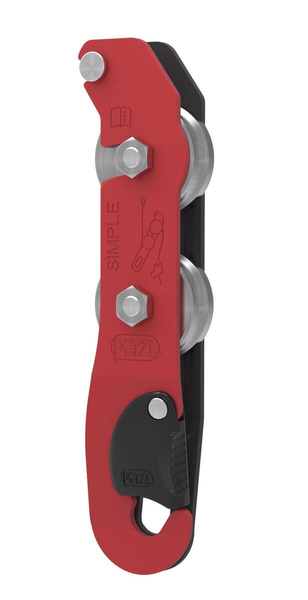 petzl SIMPLE Simple lightweight descender for caving