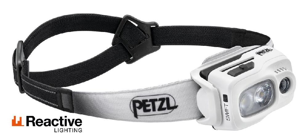 Petzl SWIFT® RL Compact Ultra-powerful And Rechargeable Headlamp Featuring REACTIVE LIGHTING® Technology. 1100 Lumens