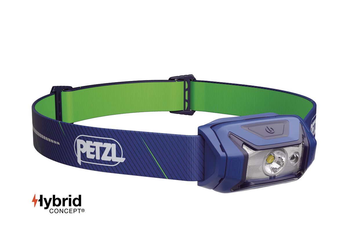 petzl TIKKA® CORE Rechargeable compact easy-to-use headlamp with red lighting. 450 lumens