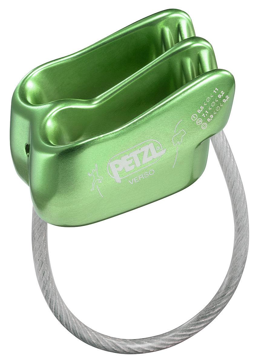 Petzl VERSO Compact Lightweight Belay/rappel Device For Use With One Or Two Rope Strands And For Rappelling