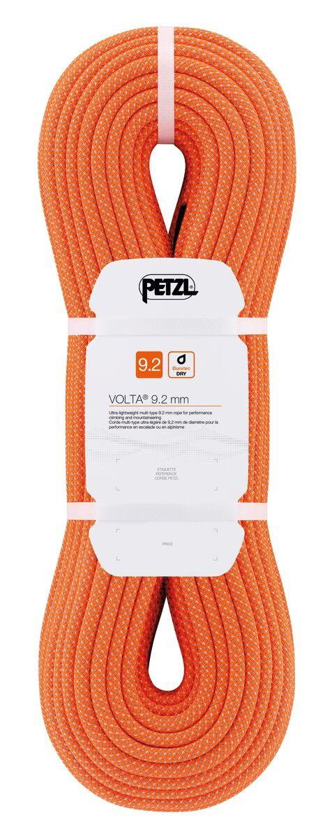 petzl VOLTA® 9.2 mm Ultra-lightweight multi-type 9.2 mm rope for performance climbing and mountaineering