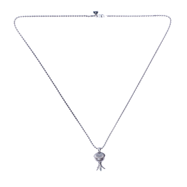 peyote bird Dennis Hogan Fluted Squash Blossom Necklace