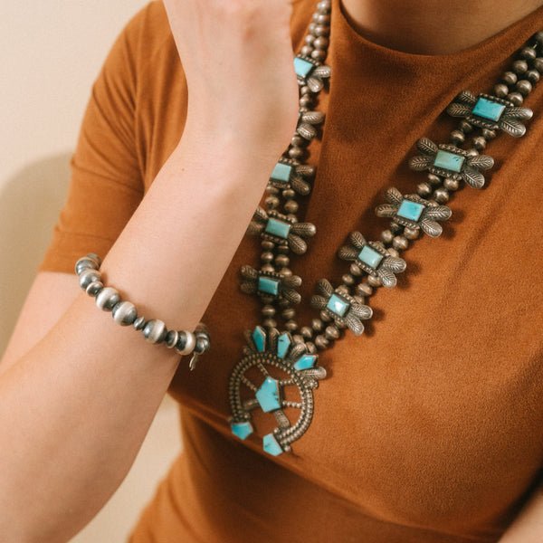 Peyote Bird Desert Pearl Mixed Bead Stretch Bracelet (All Sizes)