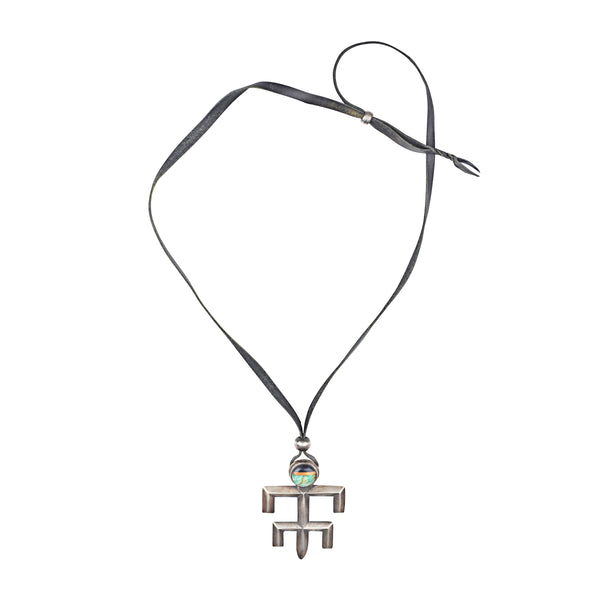 Peyote Bird Jock Favour Petroglyph Pendant Necklace