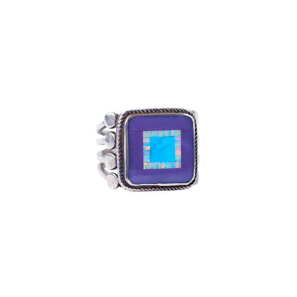 peyote bird Aldrich Art Purple Haze Ring - Size 10