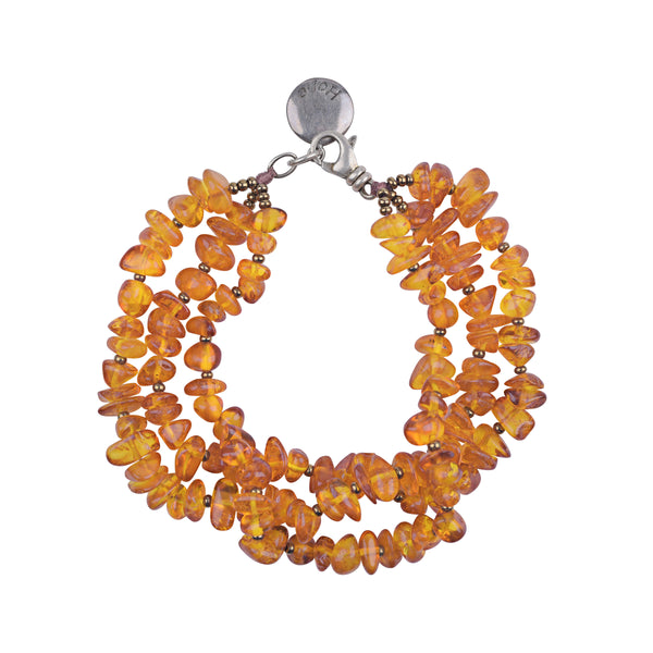peyote bird Amber Bracelet