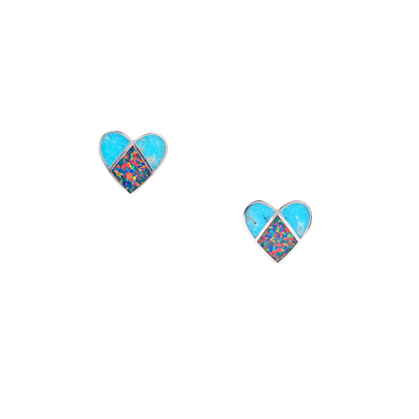 Peyote Bird Amor Stud Earrings