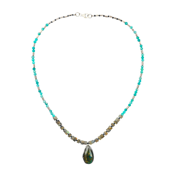 peyote bird Aquata Necklace