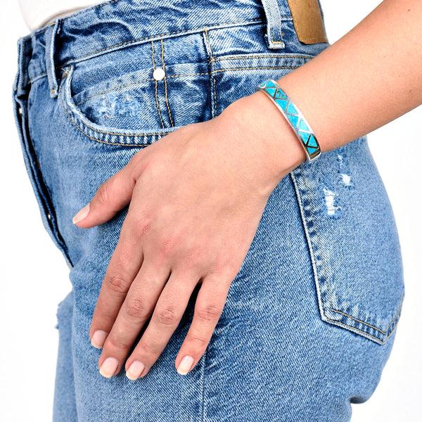 Peyote Bird Arrowhead Cuff