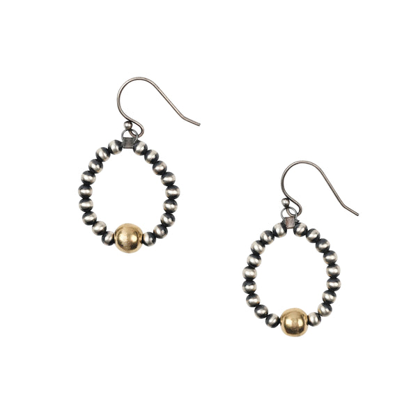 peyote bird Aurora Pearl Earrings