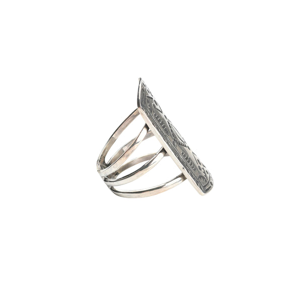 Peyote Bird Badlands Shield Ring