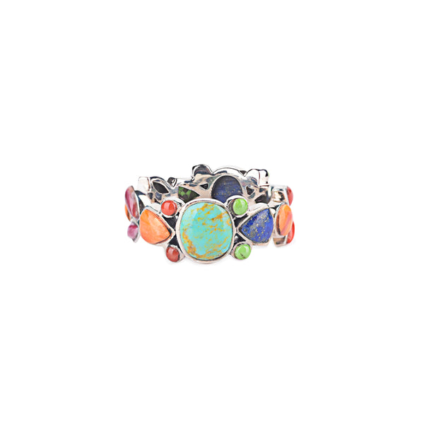 Peyote Bird Band Of Stones Ring