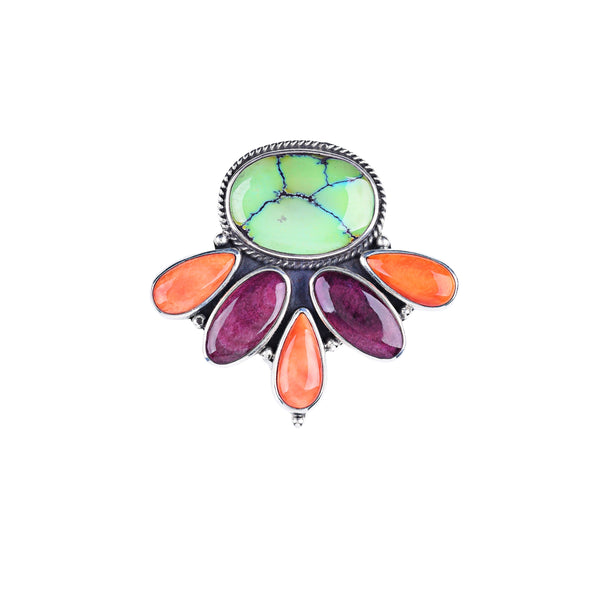 peyote bird Bronson Pin / Pendant