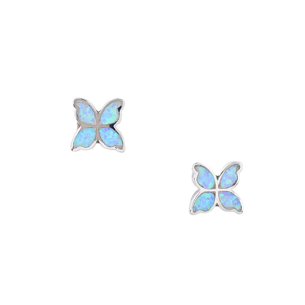 Peyote Bird Butterfly Stud Earrings