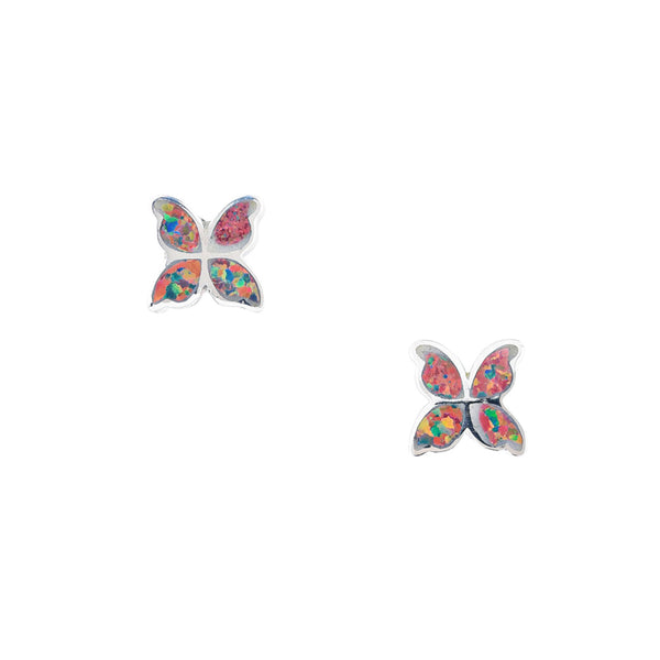 Peyote Bird Butterfly Stud Earrings