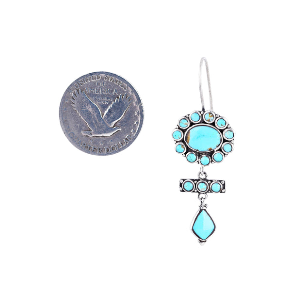 Peyote Bird Cactus Moon Earrings