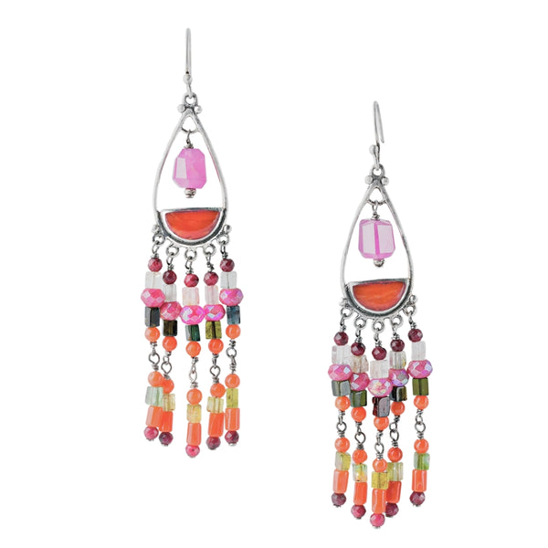 peyote bird Caladium Earrings