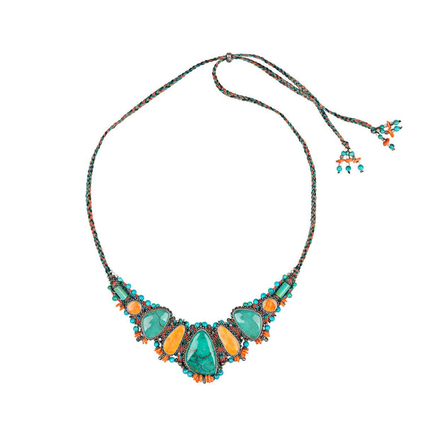 peyote bird Chantal Augustin Necklace