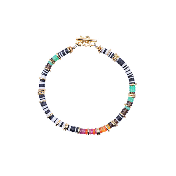 peyote bird Charcoal Bracelet