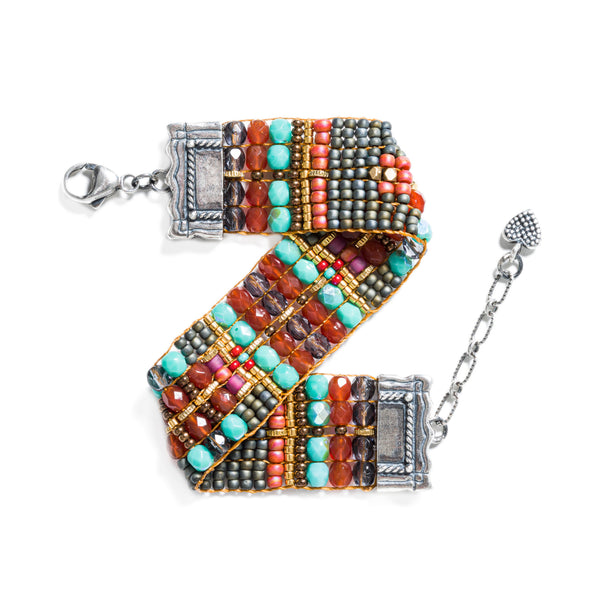 Peyote Bird Chili Rose Akira Bracelet