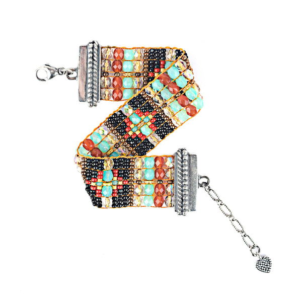 Peyote Bird Chili Rose Amara Bracelet