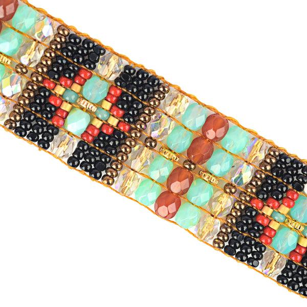 Peyote Bird Chili Rose Amara Bracelet