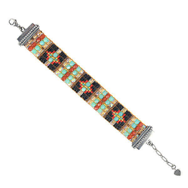 Peyote Bird Chili Rose Amara Bracelet