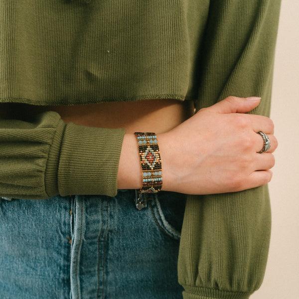 Peyote Bird Chili Rose Arabella Bracelet