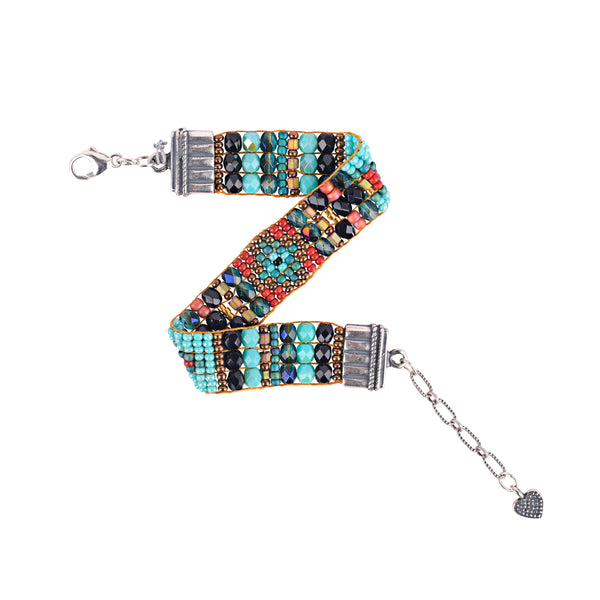 Peyote Bird Chili Rose Bravado Bracelet