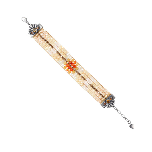 peyote bird Chili Rose Brenda Bracelet