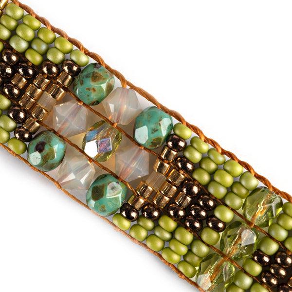 Peyote Bird Chili Rose Capricorn Bracelet