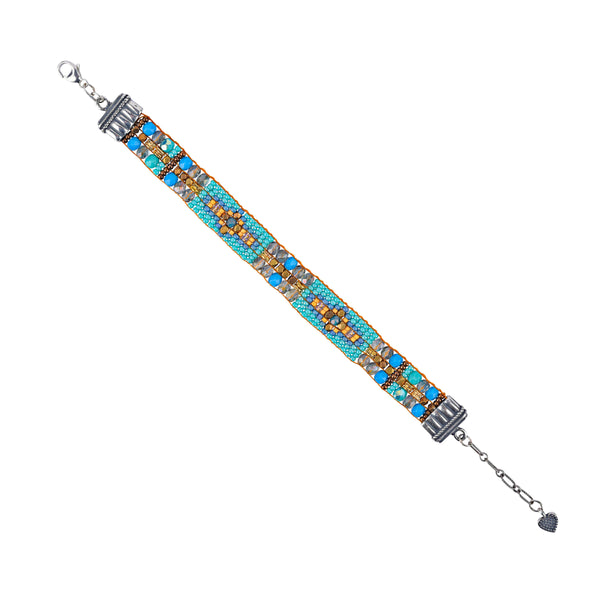 peyote bird Chili Rose Celtic Sea Bracelet