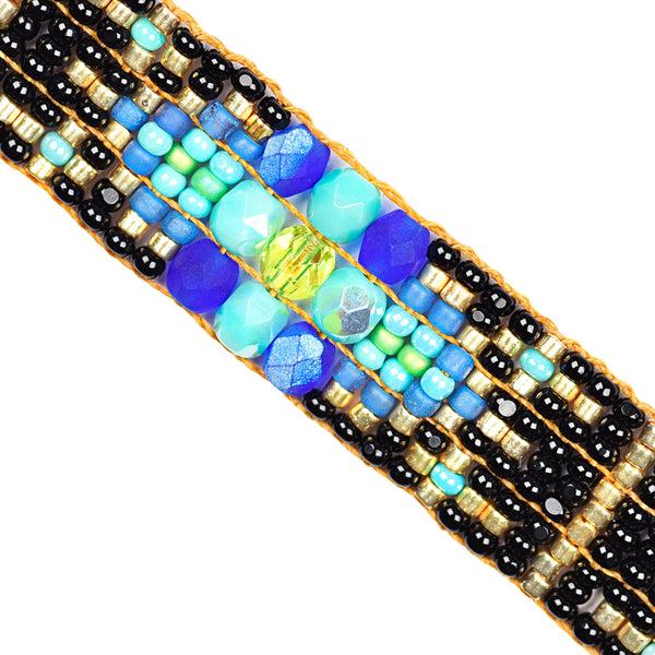 Peyote Bird Chili Rose Dark Skies Bracelet