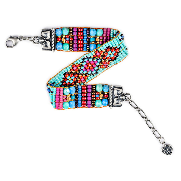 Peyote Bird Chili Rose Fireside Bracelet