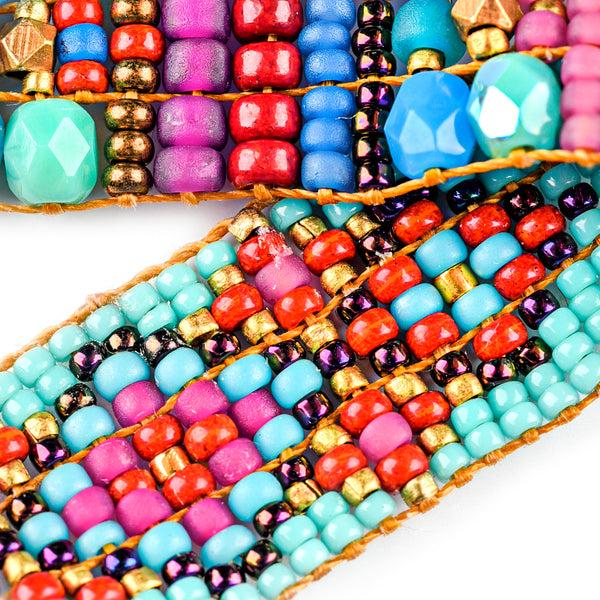 Peyote Bird Chili Rose Fireside Bracelet