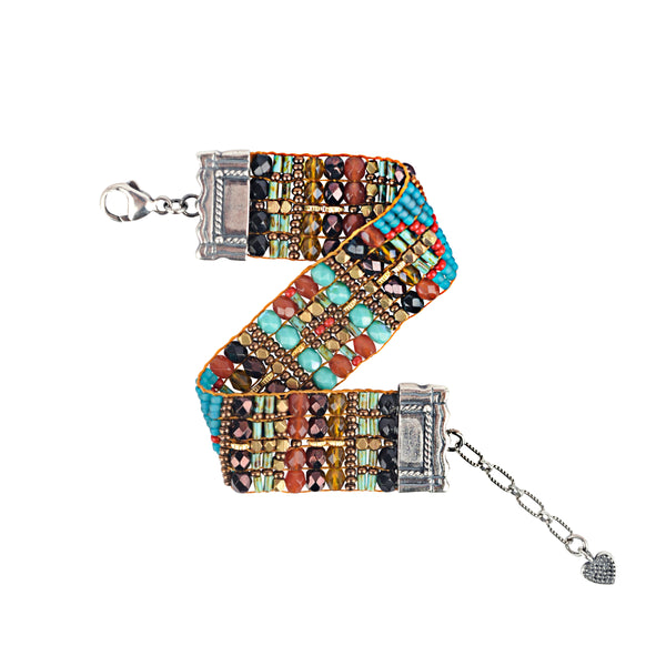 Peyote Bird Chili Rose Foundry Bracelet