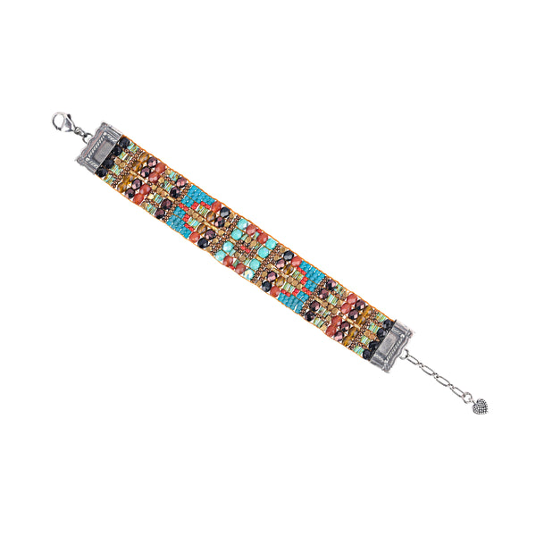 peyote bird Chili Rose Foundry Bracelet