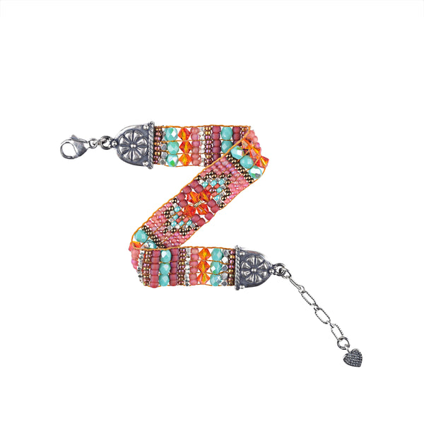 Peyote Bird Chili Rose Genesis Bracelet