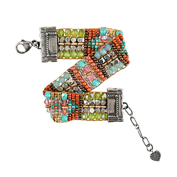 Peyote Bird Chili Rose Gypsy Rose Bracelet