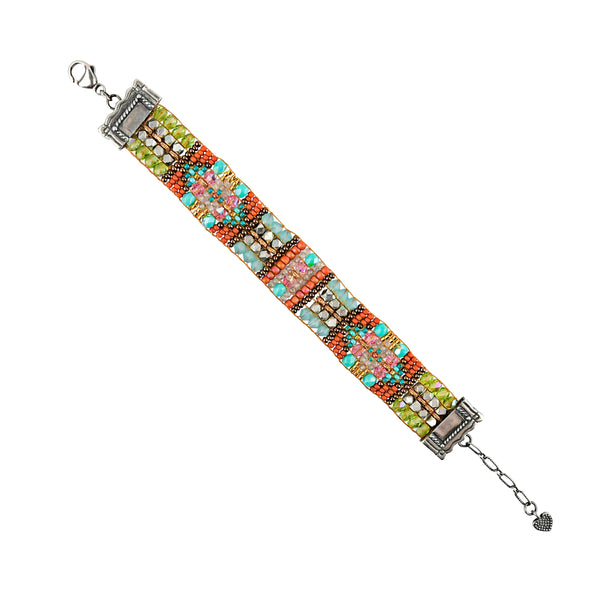 peyote bird Chili Rose Gypsy Rose Bracelet