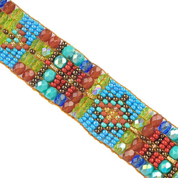 Peyote Bird Chili Rose Indira Bracelet